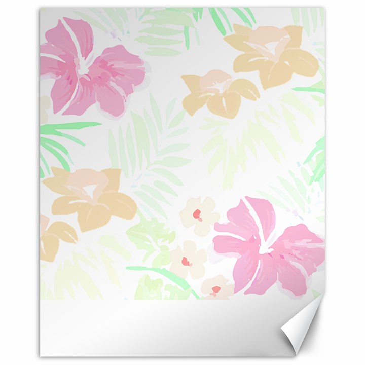 Hawaii T- Shirt Hawaii Flower Creative T- Shirt Canvas 16  x 20 