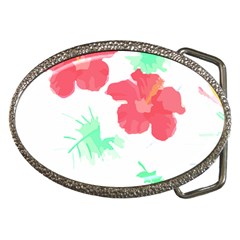 Hawaii T- Shirt Hawaii Flower Fashion T- Shirt Belt Buckles by EnriqueJohnson