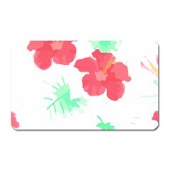 Hawaii T- Shirt Hawaii Flower Fashion T- Shirt Magnet (rectangular) by EnriqueJohnson