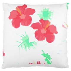 Hawaii T- Shirt Hawaii Flower Fashion T- Shirt Large Cushion Case (one Side) by EnriqueJohnson