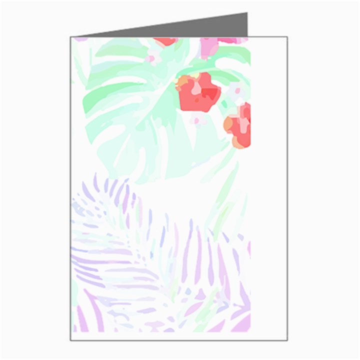 Hawaii T- Shirt Hawaii Flower Garden T- Shirt Greeting Card