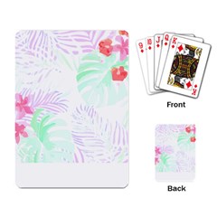 Hawaii T- Shirt Hawaii Flower Garden T- Shirt Playing Cards Single Design (rectangle) by EnriqueJohnson