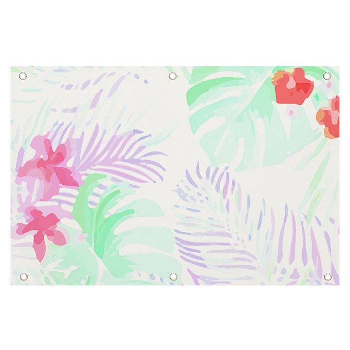 Hawaii T- Shirt Hawaii Flower Garden T- Shirt Banner and Sign 6  x 4 