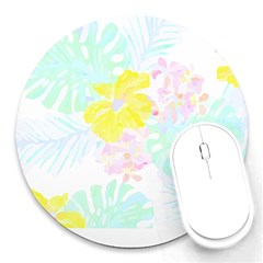 Hawaii T- Shirt Hawaii Flower Of Easter Garden T- Shirt Round Mousepad