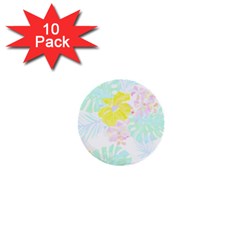 Hawaii T- Shirt Hawaii Flower Of Easter Garden T- Shirt 1  Mini Buttons (10 pack) 