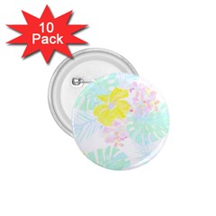 Hawaii T- Shirt Hawaii Flower Of Easter Garden T- Shirt 1.75  Buttons (10 pack)