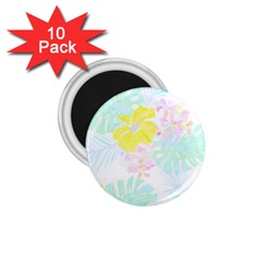 Hawaii T- Shirt Hawaii Flower Of Easter Garden T- Shirt 1.75  Magnets (10 pack) 