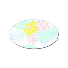 Hawaii T- Shirt Hawaii Flower Of Easter Garden T- Shirt Sticker Oval (100 pack)