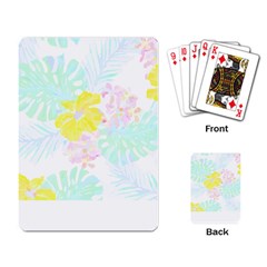 Hawaii T- Shirt Hawaii Flower Of Easter Garden T- Shirt Playing Cards Single Design (Rectangle)