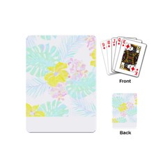 Hawaii T- Shirt Hawaii Flower Of Easter Garden T- Shirt Playing Cards Single Design (Mini)