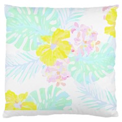 Hawaii T- Shirt Hawaii Flower Of Easter Garden T- Shirt Large Cushion Case (One Side)