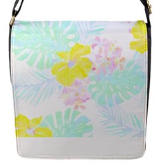 Hawaii T- Shirt Hawaii Flower Of Easter Garden T- Shirt Flap Closure Messenger Bag (S)