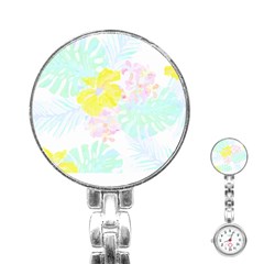 Hawaii T- Shirt Hawaii Flower Of Easter Garden T- Shirt Stainless Steel Nurses Watch