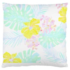 Hawaii T- Shirt Hawaii Flower Of Easter Garden T- Shirt Large Premium Plush Fleece Cushion Case (Two Sides)