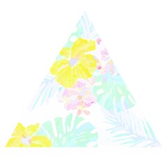 Hawaii T- Shirt Hawaii Flower Of Easter Garden T- Shirt Wooden Puzzle Triangle