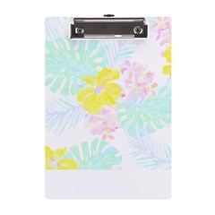 Hawaii T- Shirt Hawaii Flower Of Easter Garden T- Shirt A5 Acrylic Clipboard