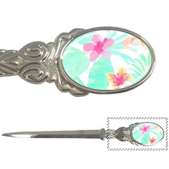 Hawaii T- Shirt Hawaii Flower Pattern T- Shirt Letter Opener by EnriqueJohnson