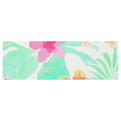 Hawaii T- Shirt Hawaii Flower Pattern T- Shirt Banner And Sign 12  X 4  by EnriqueJohnson