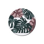 Hawaii T- Shirt Hawaii Flower T- Shirt Rubber Coaster (Round) Front