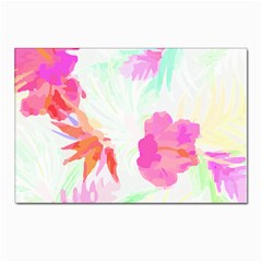 Hawaii T- Shirt Hawaii Flowerbages Pattern T- Shirt Postcard 4 x 6  (pkg Of 10) by EnriqueJohnson