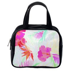 Hawaii T- Shirt Hawaii Flowerbages Pattern T- Shirt Classic Handbag (one Side) by EnriqueJohnson