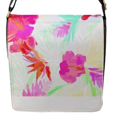 Hawaii T- Shirt Hawaii Flowerbages Pattern T- Shirt Flap Closure Messenger Bag (s) by EnriqueJohnson