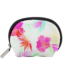 Hawaii T- Shirt Hawaii Flowerbages Pattern T- Shirt Accessory Pouch (small) by EnriqueJohnson