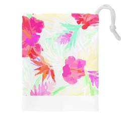 Hawaii T- Shirt Hawaii Flowerbages Pattern T- Shirt Drawstring Pouch (5xl) by EnriqueJohnson