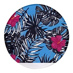 Hawaii T- Shirt Hawaii Flowering Trend T- Shirt Round Glass Fridge Magnet (4 Pack) by EnriqueJohnson