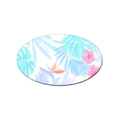 Hawaii T- Shirt Hawaii Flowers Creative T- Shirt Sticker Oval (10 Pack) by EnriqueJohnson