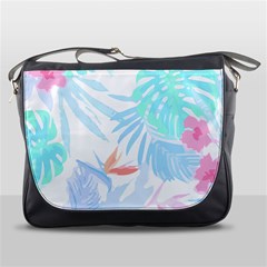 Hawaii T- Shirt Hawaii Flowers Creative T- Shirt Messenger Bag by EnriqueJohnson