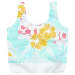 Hawaii T- Shirt Hawaii Flowers Modern T- Shirt Full Print Recycle Bag (xl)