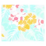 Hawaii T- Shirt Hawaii Flowers Modern T- Shirt Premium Plush Fleece Blanket (Small) 50 x40  Blanket Front