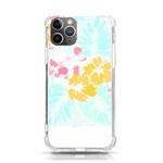 Hawaii T- Shirt Hawaii Flowers Modern T- Shirt iPhone 11 Pro 5.8 Inch TPU UV Print Case Front