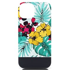 Hawaii T- Shirt Hawaii Flowers Modern T- Shirt Iphone 14 Black Uv Print Case by EnriqueJohnson