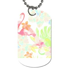 Hawaii T- Shirt Hawaii Foliage Garden T- Shirt Dog Tag (two Sides) by EnriqueJohnson