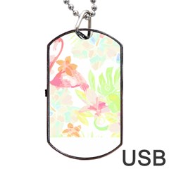 Hawaii T- Shirt Hawaii Foliage Garden T- Shirt Dog Tag Usb Flash (two Sides) by EnriqueJohnson