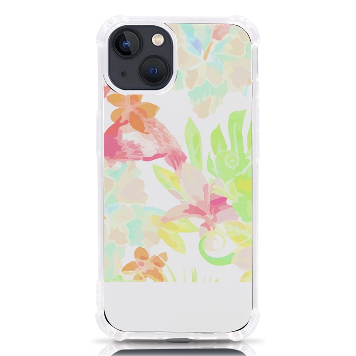 Hawaii T- Shirt Hawaii Foliage Garden T- Shirt iPhone 13 TPU UV Print Case