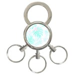 Hawaii T- Shirt Hawaii Forest Pattern T- Shirt 3-Ring Key Chain Front