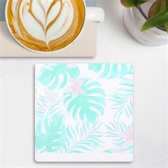 Hawaii T- Shirt Hawaii Forest Pattern T- Shirt Uv Print Square Tile Coaster  by EnriqueJohnson