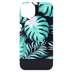 Hawaii T- Shirt Hawaii Forest Pattern T- Shirt Iphone 14 Plus Black Uv Print Case by EnriqueJohnson