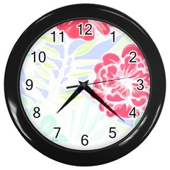 Hawaii T- Shirt Hawaii Forest Trend T- Shirt Wall Clock (black) by EnriqueJohnson