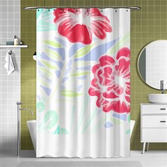 Hawaii T- Shirt Hawaii Forest Trend T- Shirt Shower Curtain 48  X 72  (small)  by EnriqueJohnson