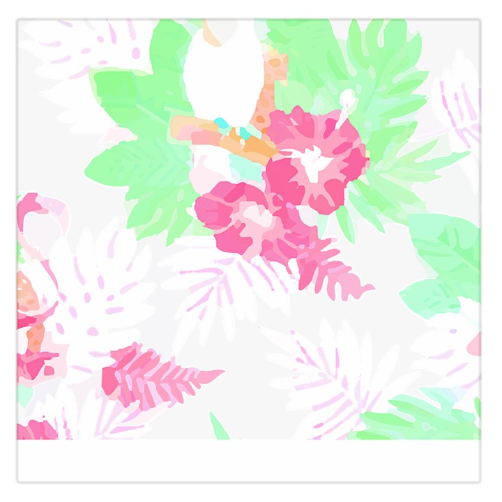 Hawaii T- Shirt Hawaii Garden Fashion T- Shirt Square Satin Scarf (36  x 36 )