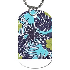 Hawaii T- Shirt Hawaii Garden Flora T- Shirt Dog Tag (one Side) by EnriqueJohnson