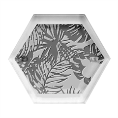 Hawaii T- Shirt Hawaii Garden Flora T- Shirt Hexagon Wood Jewelry Box