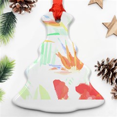 Hawaii T- Shirt Hawaii Hawaian Trend T- Shirt Ornament (christmas Tree) 