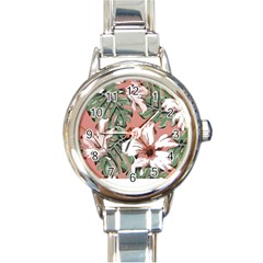 Hawaii T- Shirt Hawaii Hello Modern T- Shirt Round Italian Charm Watch