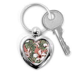 Hawaii T- Shirt Hawaii Hello Modern T- Shirt Key Chain (Heart)