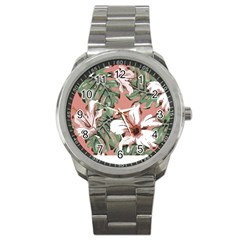 Hawaii T- Shirt Hawaii Hello Modern T- Shirt Sport Metal Watch